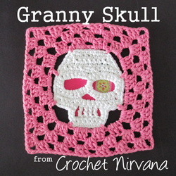 Granny Skull Crochet Pattern