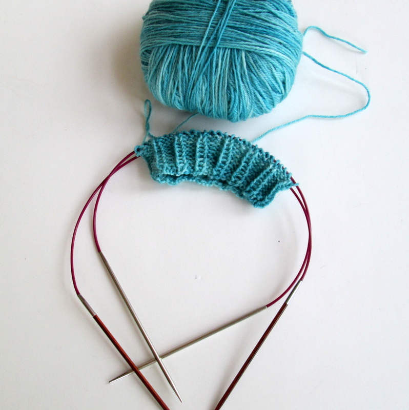 Knittting Socks on 2 Circular Needles