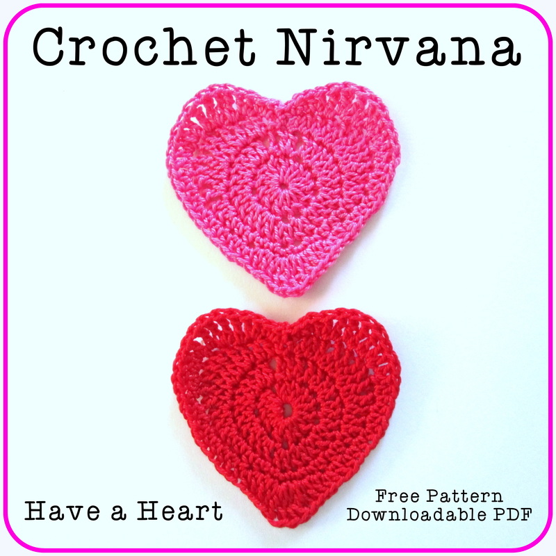 Crochet Nirvana Free Crochet Heart Pattern