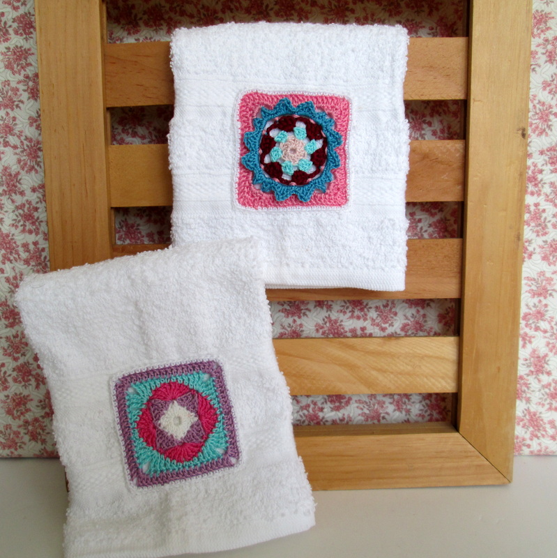 Towles with Thread Crochet Grannies